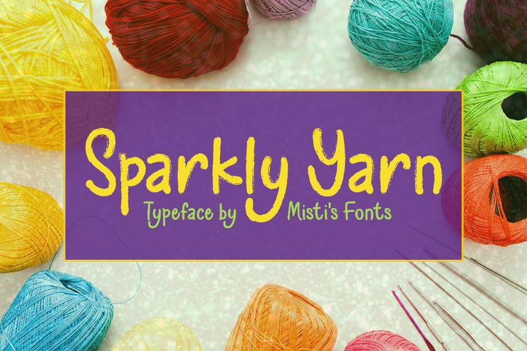 sparkly yarn 2