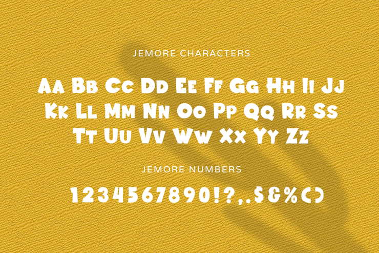 Jemore字体 1