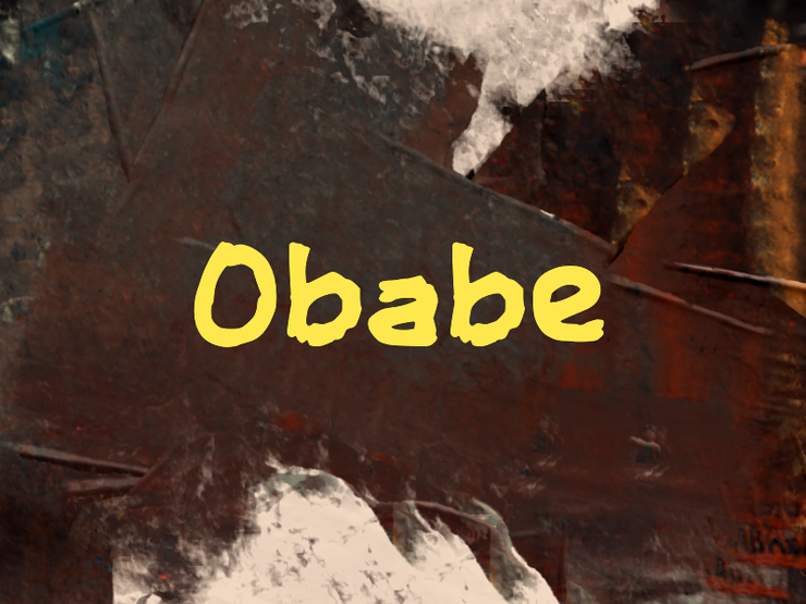 obabe字体 1