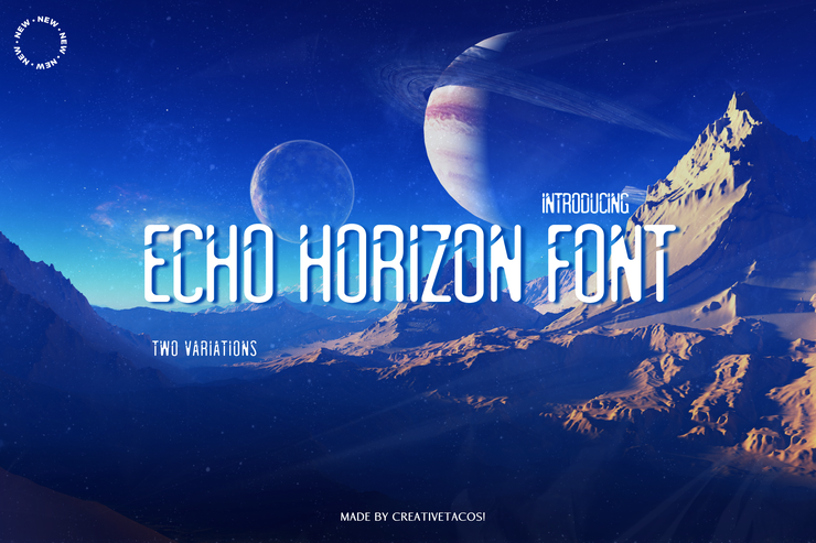 Echo horizon modern字体 1