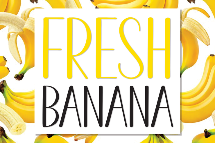 fresh banana 2