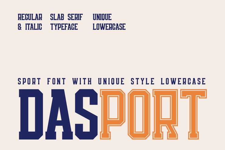 Dasport字体 1