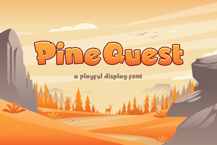 Pine quest字体 1