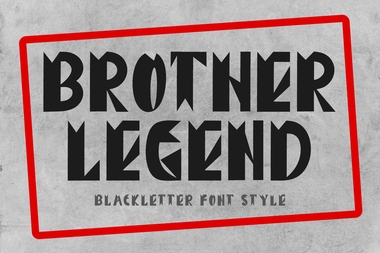 Brother legend字体