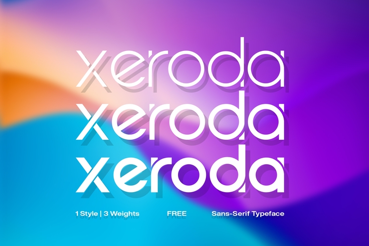 Xeroda字体 1