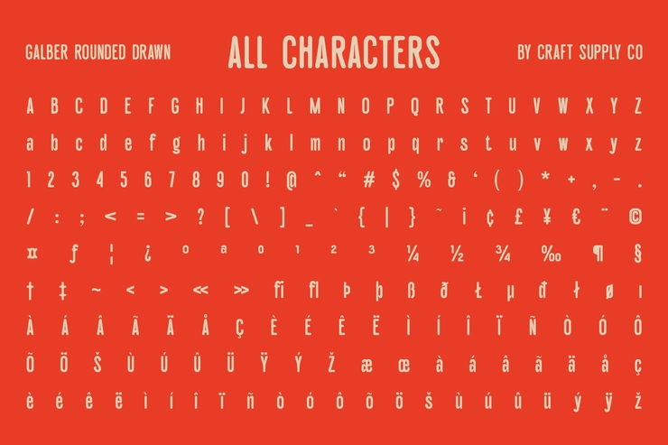 galber rounded drawn 7