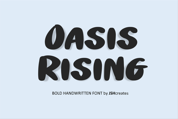 Oasis rising字体 1