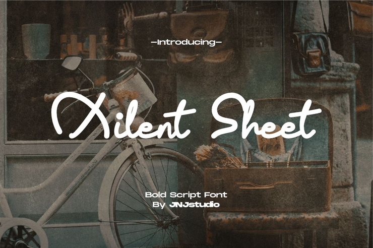 Xilent sheet字体 1