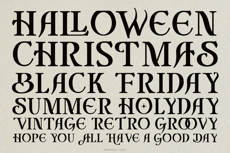 bronsul serif display 7