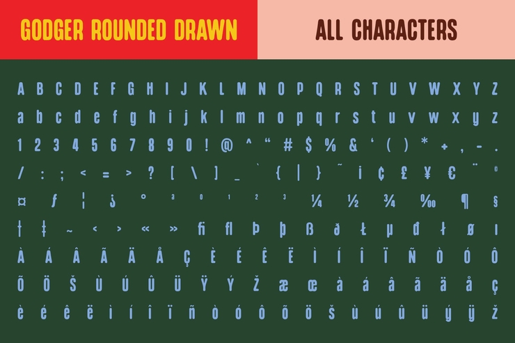 godger rounded drawn 8