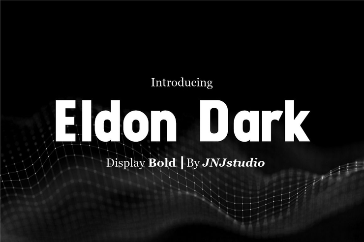 Eldon dark字体 1