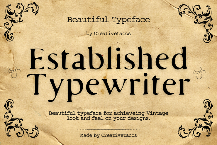 established typewriter 1