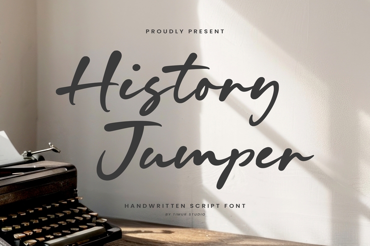 History jumper字体 1