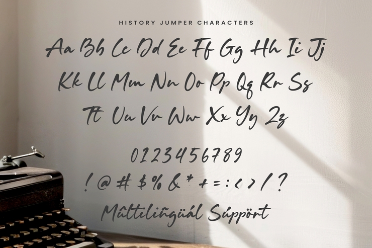 History jumper字体 6