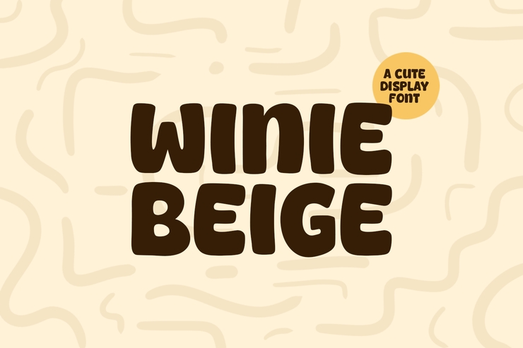 Winie beige字体 1