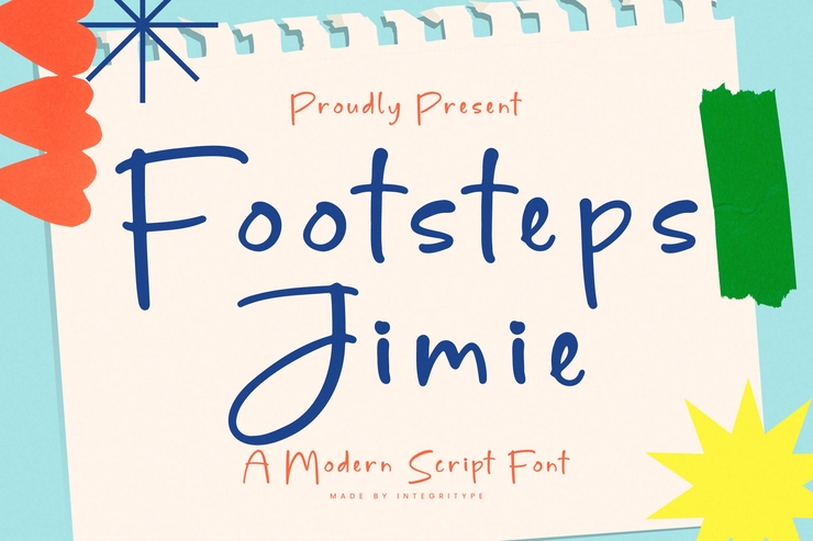 Footsteps jimie字体 1