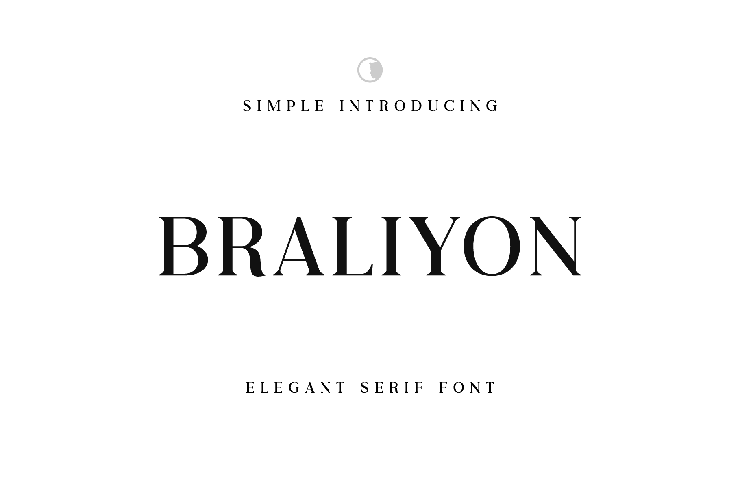 Braliyon字体 1