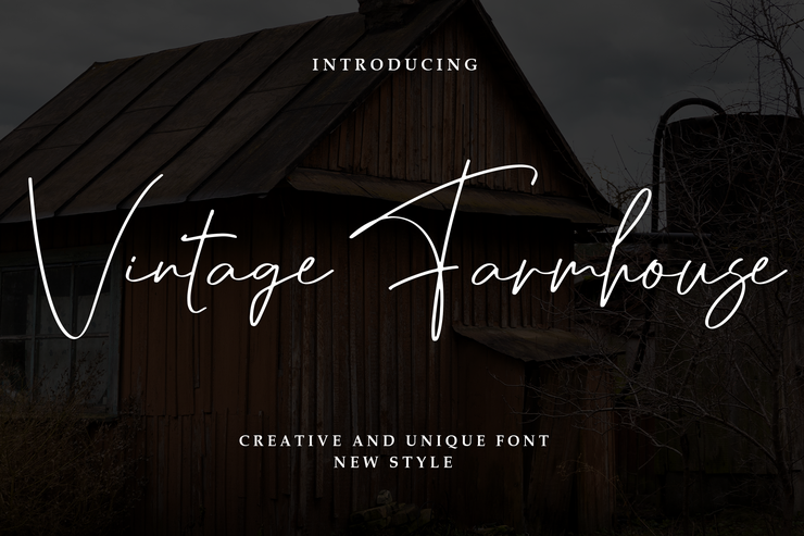 vintage farmhouse 1