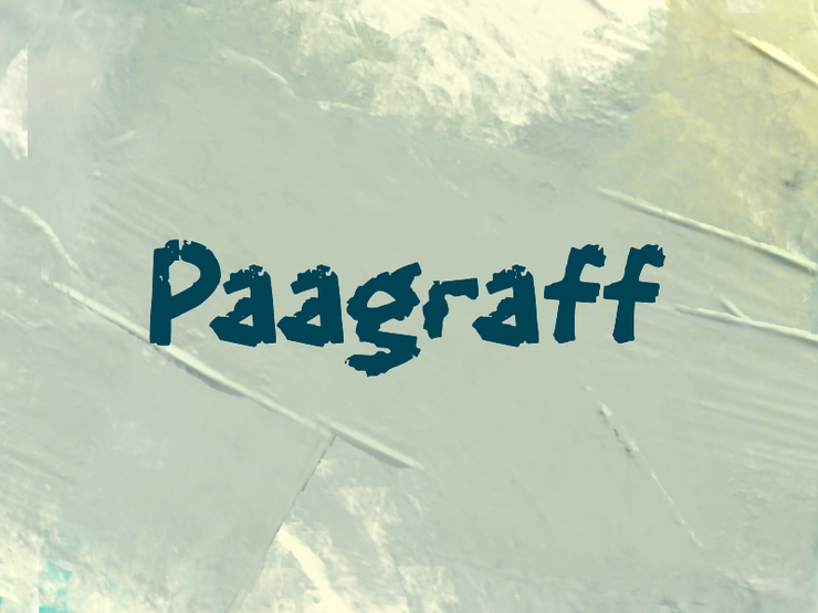 Paagraff字体 1