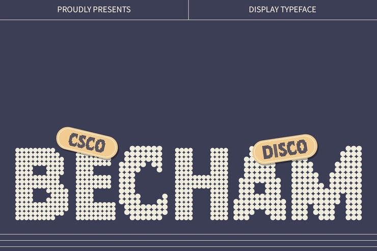 Becham disco字体 1