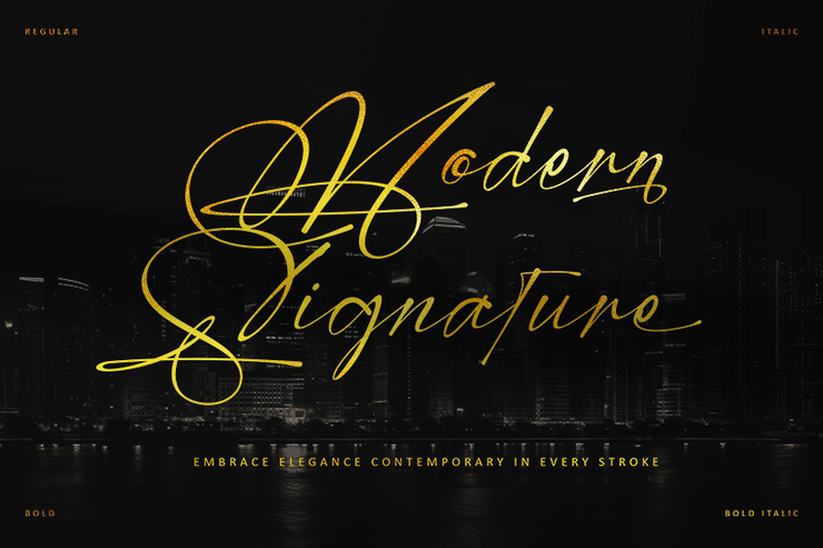 modern signature 1