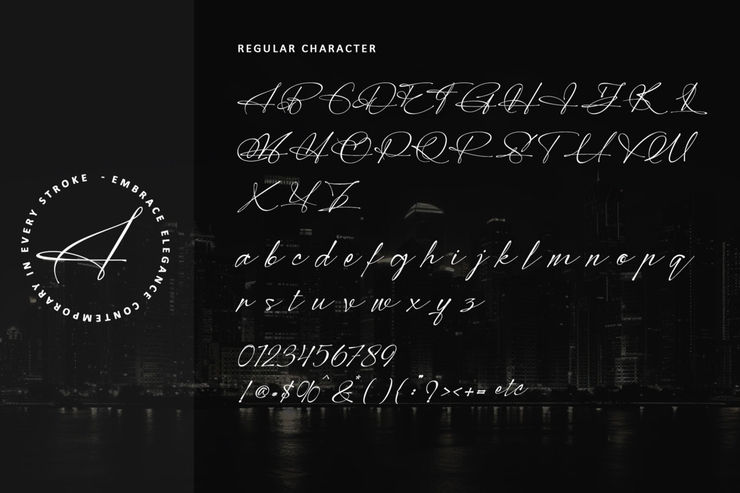 modern signature 8