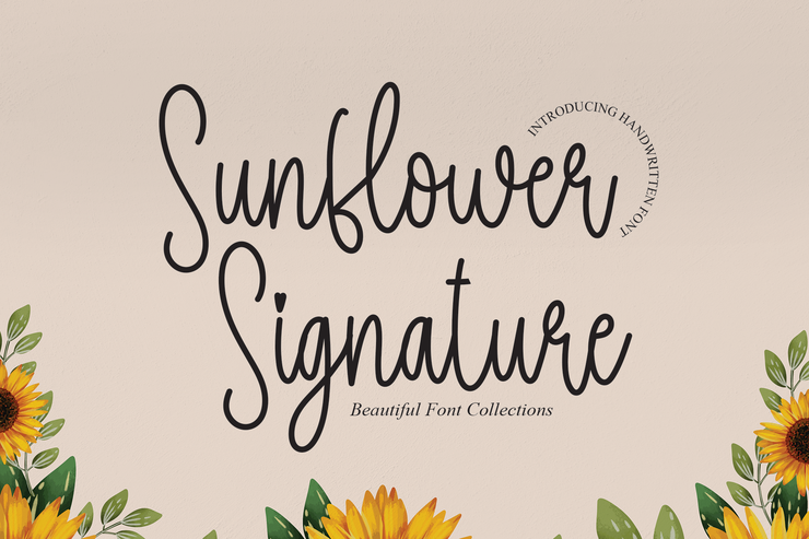 sunflower signature 1