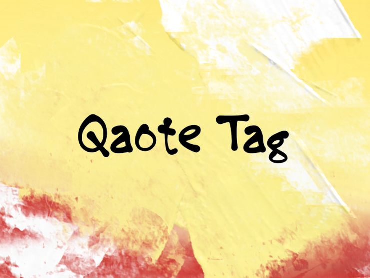 qaote tag 1