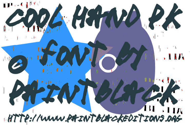 cool hand pk字体 2
