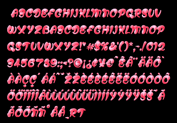 CHEWME BOLD字体 4
