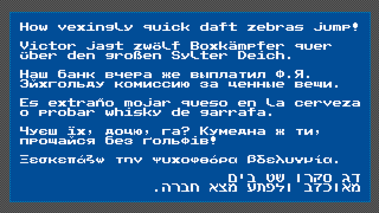 Public Pixel字体 3