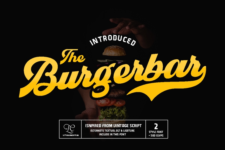 Burgerbar字体 2