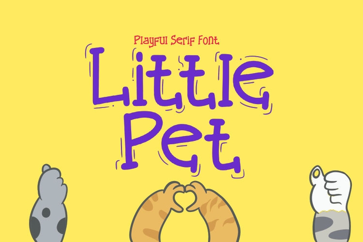Little Pet字体 3