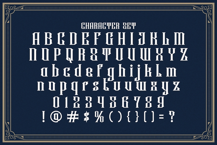 Rowney Kahfi字体 9