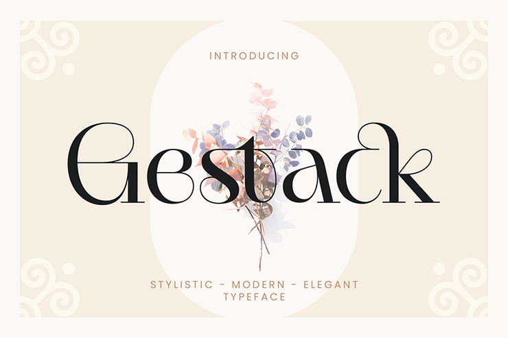 Gestack字体 1