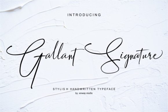 Gallant Signature字体 4