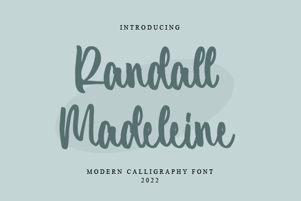 Randall Madeleine字体 1