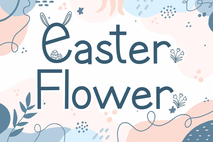 Easter Flower字体 8