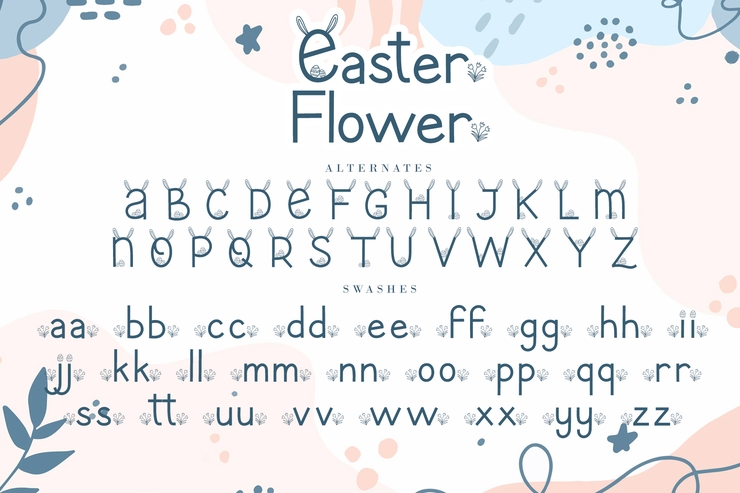 Easter Flower字体 10