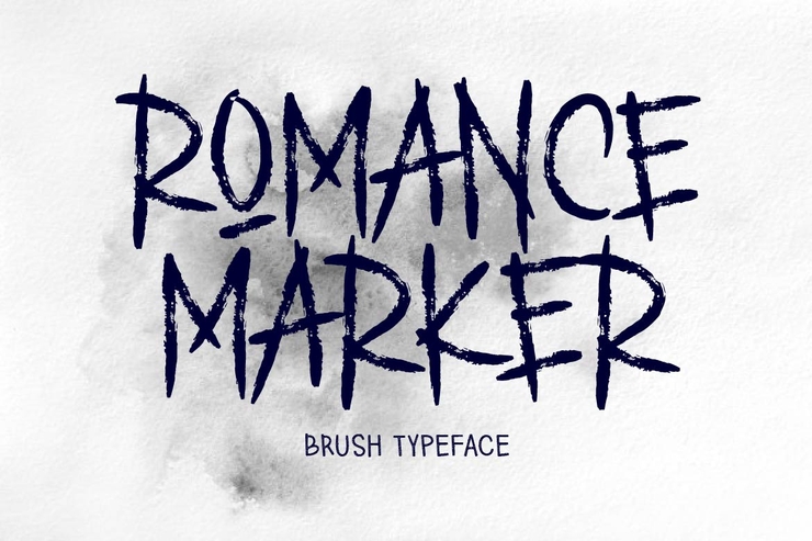 ROMANCE MARKER字体 1