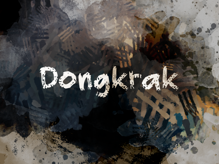 d Dongkrak字体 1