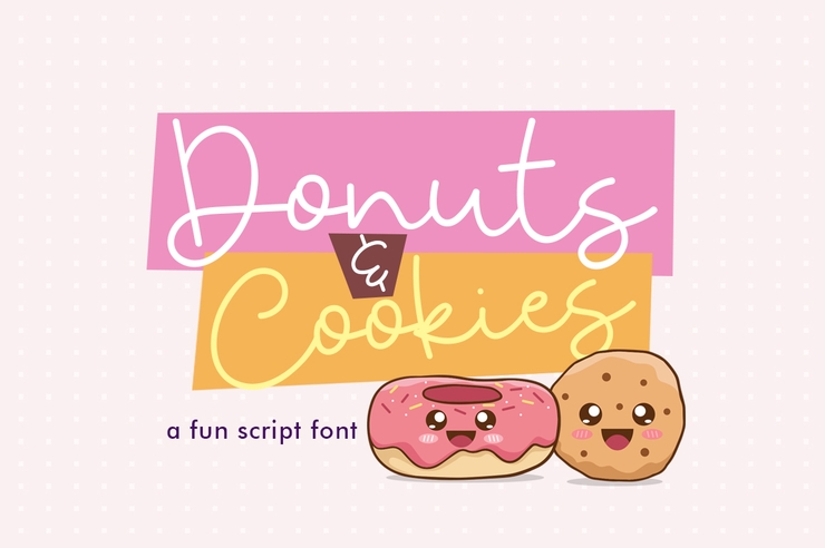 Donuts & Cookies字体 1