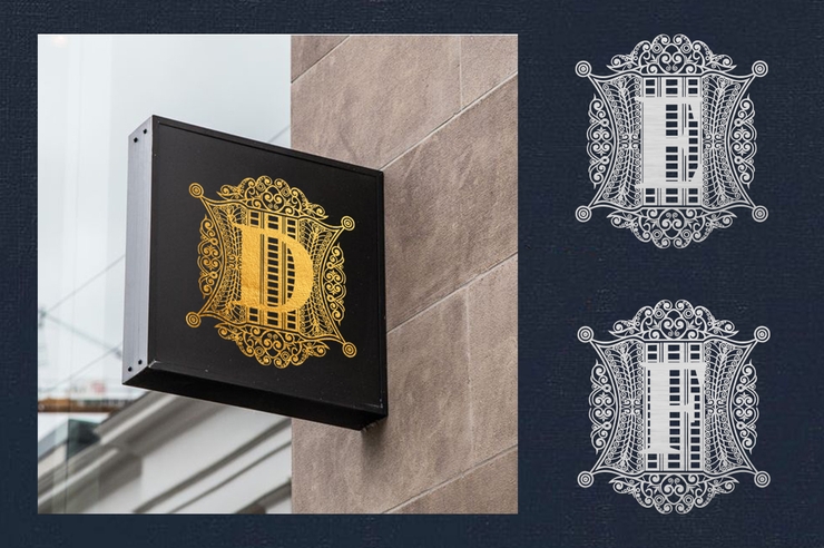 Jewelry Monogram字体 1