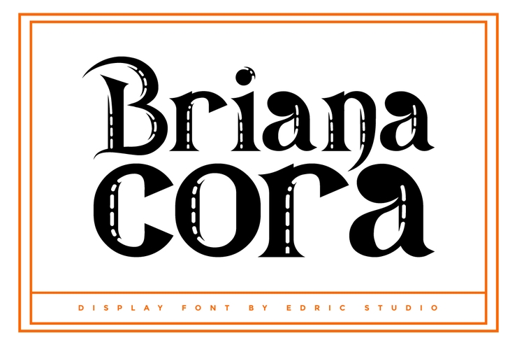 Briana Cora字体 6