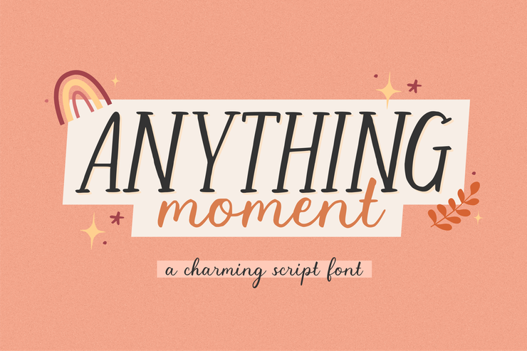 Anything Moment字体 7