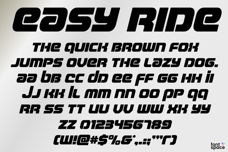 Easy Ride字体 6