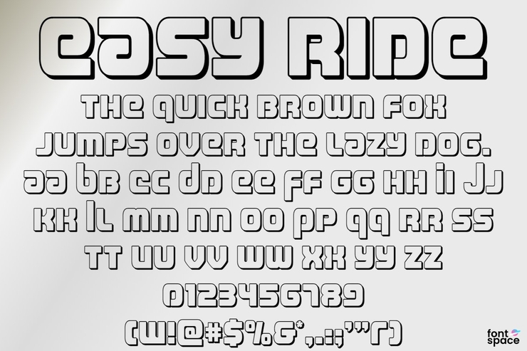 Easy Ride字体 8