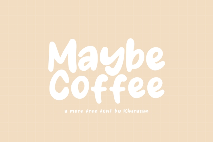 Maybe Coffee字体 1