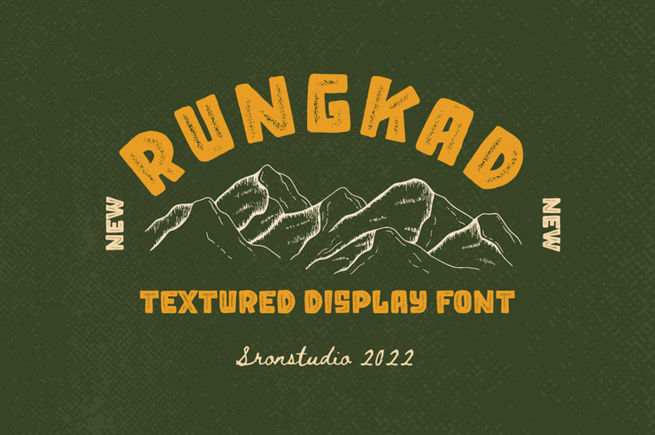 RUNGKAD字体 4