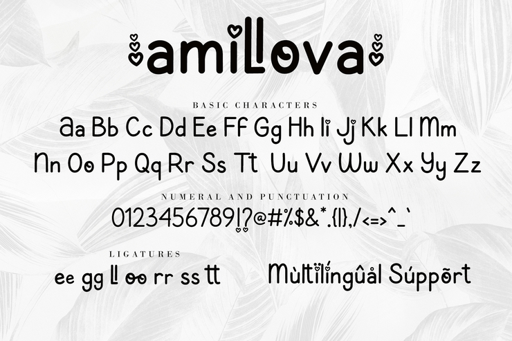 Amillova字体 4